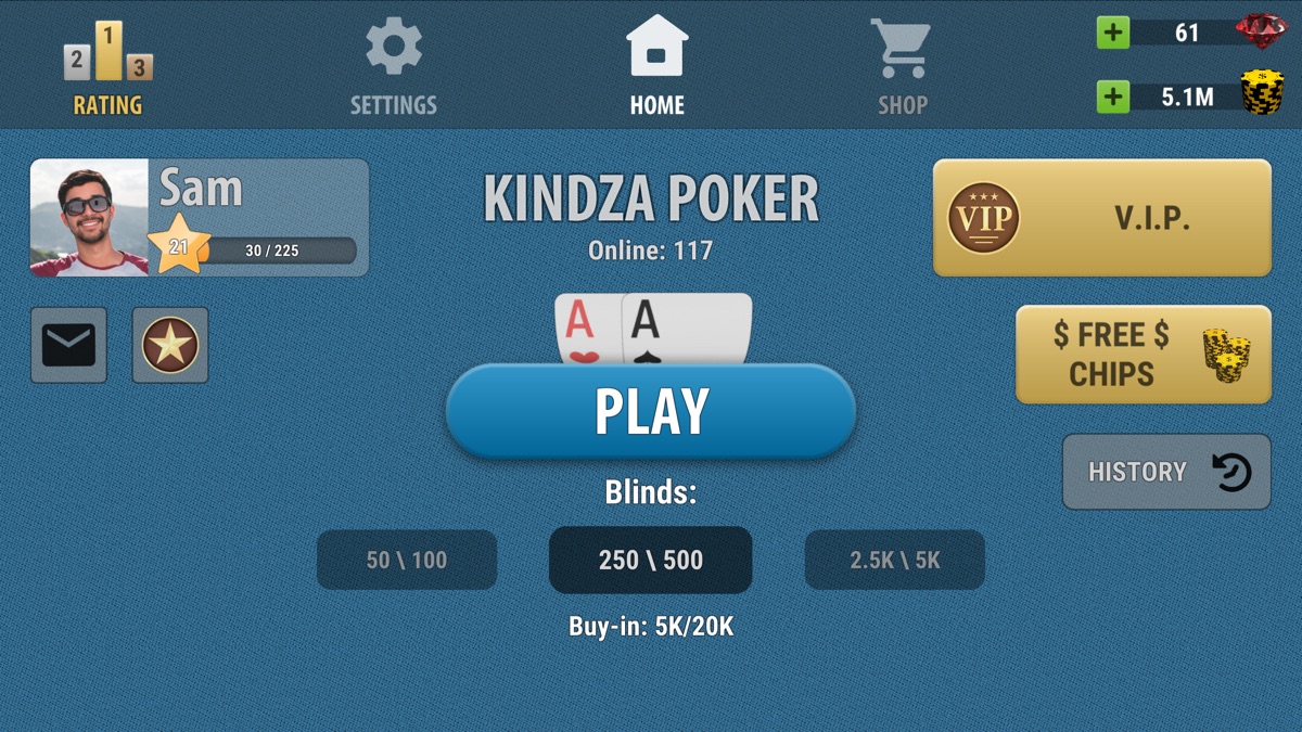ภาพหน้าจอการเล่น KindzaPoker ภาพที่ 4